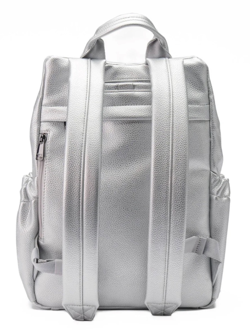 NWT Lug Hatchback Classic Vegan Leather Backpack in Silver🎒 - Picture 8 of 11